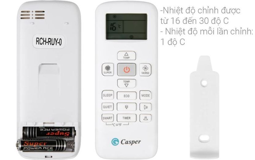 Điều hòa Casper 1 chiều 9.000Btu KC-09FC32