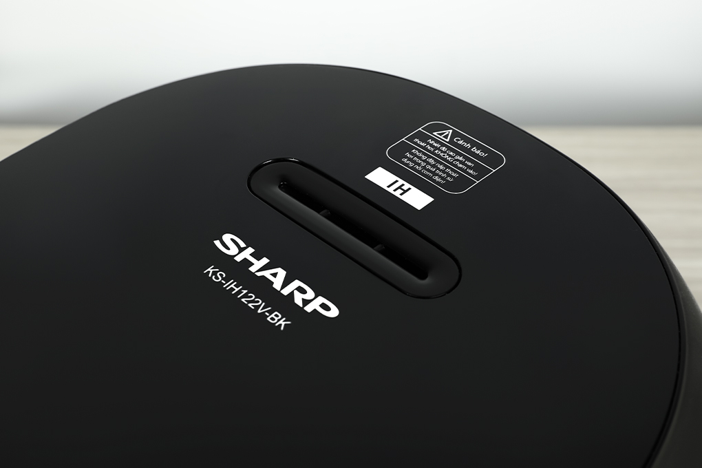 Nồi cơm cao tần Sharp KS-IH122V-BK 1.2 lít