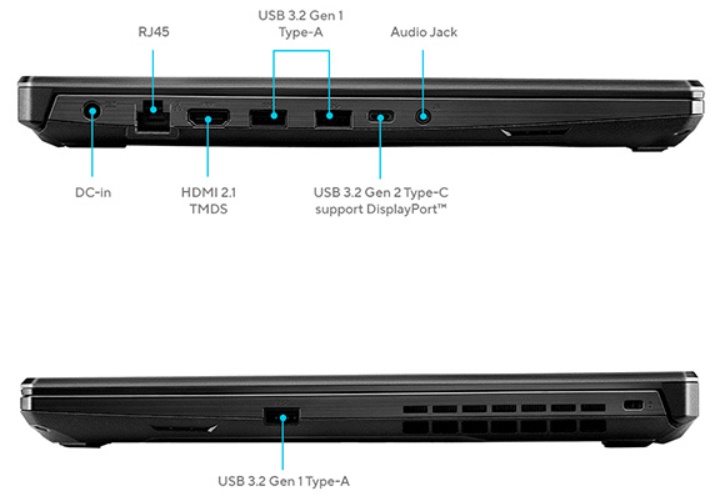 Máy tính xách tay Asus TUF Gaming FA506NCR ( R7-7435HS/16GD5/512GB/15.6 inch FHD-144Hz/RTX3050-4G/Wifi6/BT5/Win11/RGB-KB/Đen)