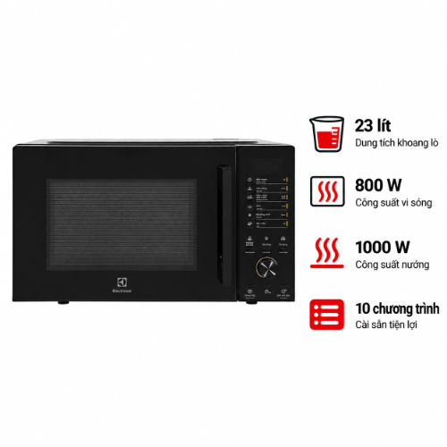 Lò vi sóng Electrolux EMG23D22B có nướng 23 lít