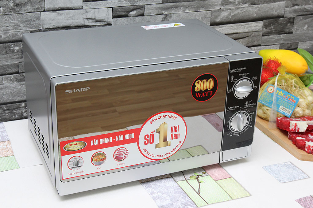 Lò vi sóng Sharp R-203VN-M 20 lít không nướng
