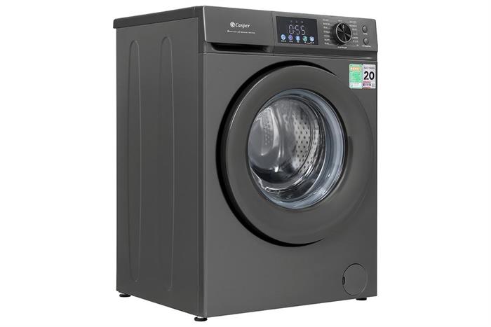 Máy giặt Casper D125VGR1 ProWash cửa ngang inverter, 12.5 kg
