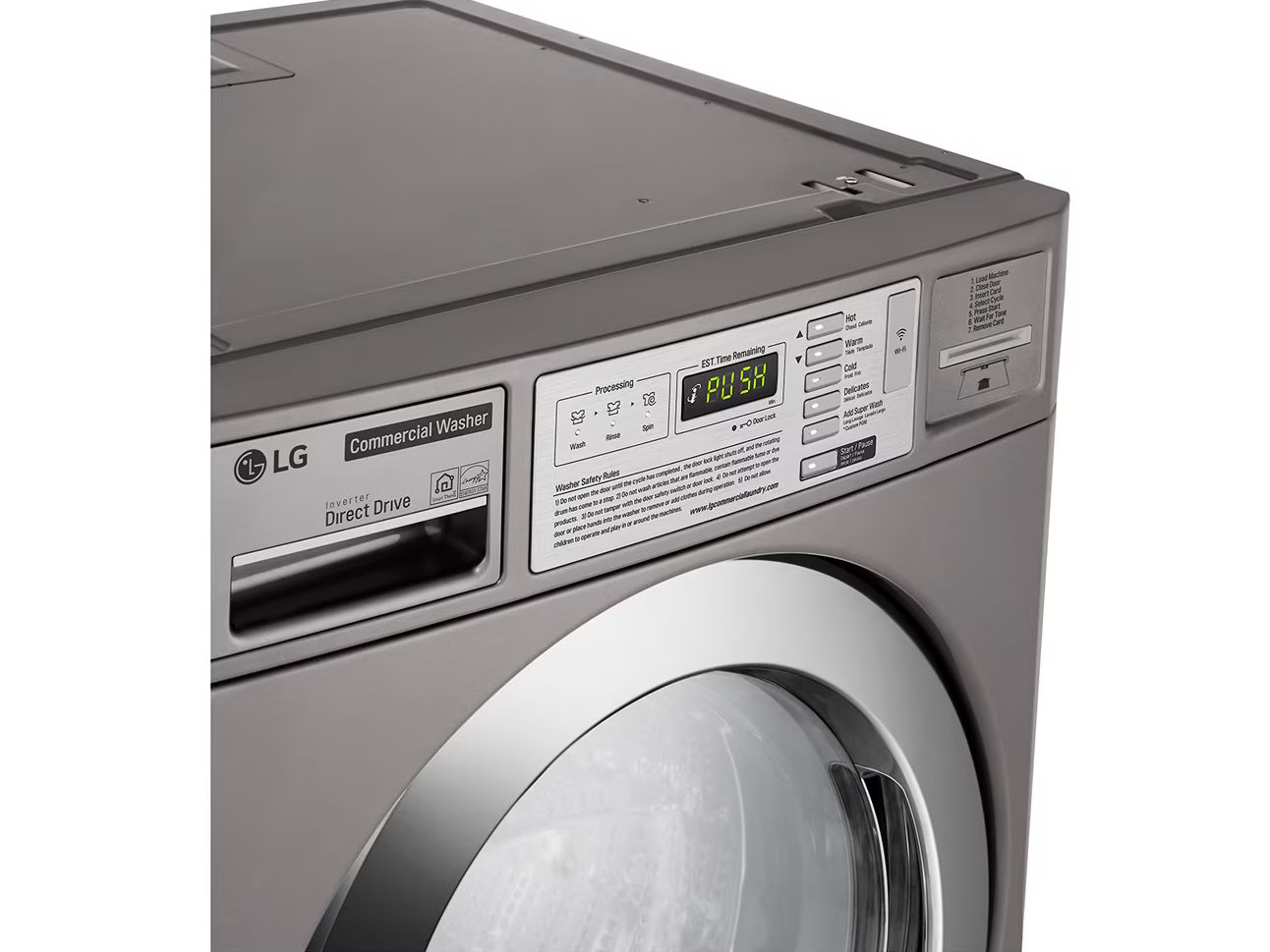 Máy giặt LG CWG27MDQRS GIAN-MAX cửa trước 13kg, máy giặt chuyên dụng