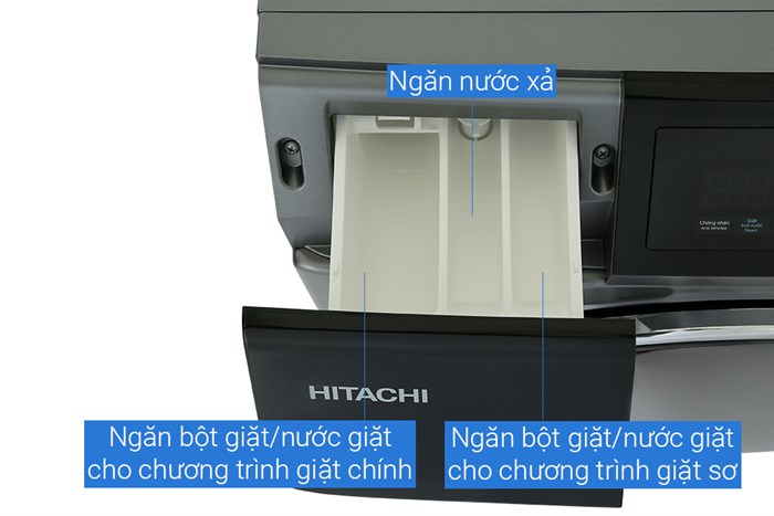 Máy giặt Hitachi BD-1054HVOS DG cửa trước 10.5kg