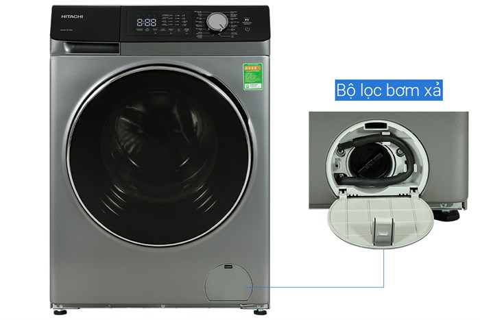 Máy giặt Hitachi BD-1054HVOS DG cửa trước 10.5kg