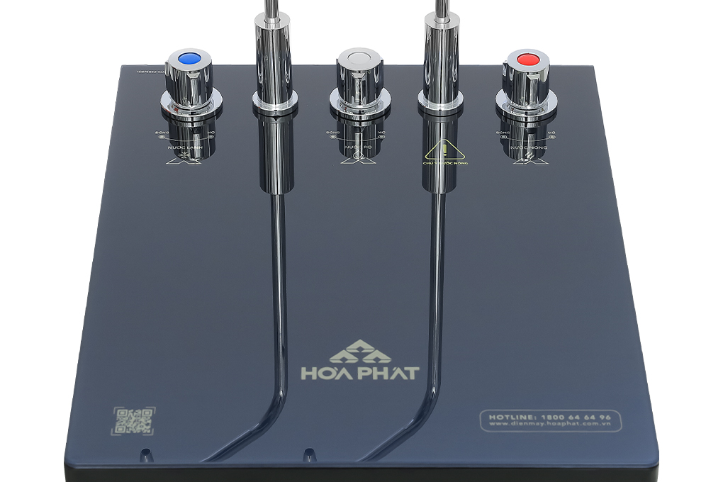 Máy lọc nước RO Hòa Phát HPN666 11 cấp lọc nóng nguội lạnh block 2 vòi