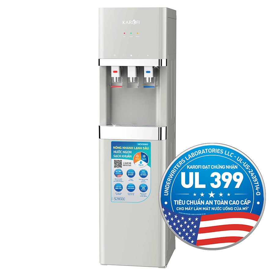 Cây nước nóng lạnh Karofi HCV208G