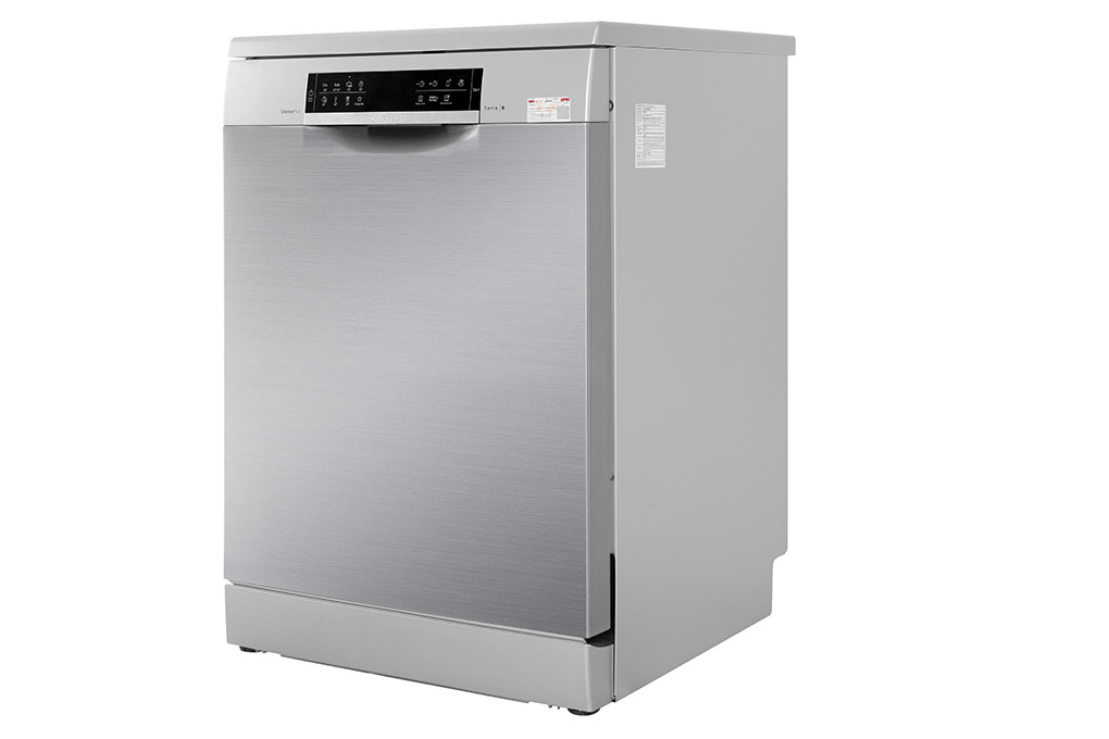 Máy rửa bát Bosch SMS6ECI93E seri 6, 13 bộ độc lập, hé cửa nhập Đức