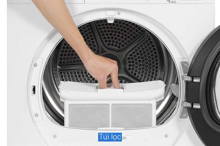 Máy sấy Bosch WQG24570SG bơm nhiệt 9 kg