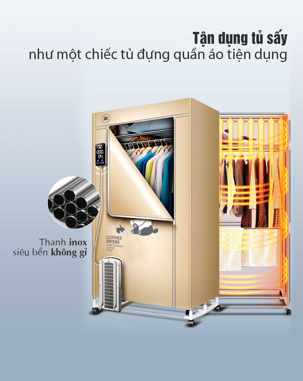 Tủ sấy quần áo Sowun SW869