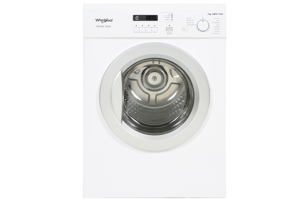 Máy sấy Whirlpool 7 kg AWD712S2 thông hơi