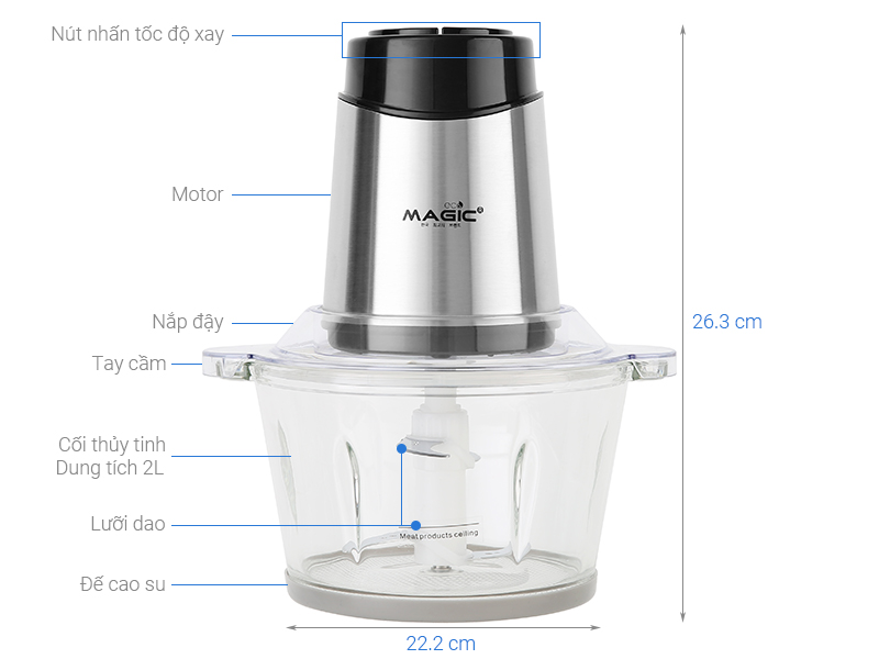 Máy xay thịt đa năng magic AC-15