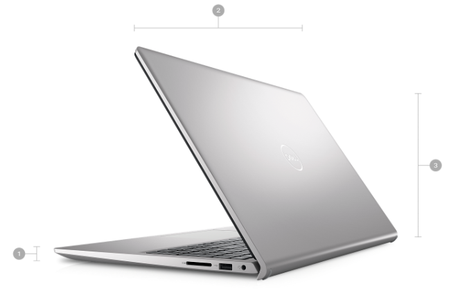 Máy tính xách tay Dell Inpiron 3520 (i5-1235U | 16GB | 512GB | 15.6 inch FHD | Bạc | Win11 | NK)