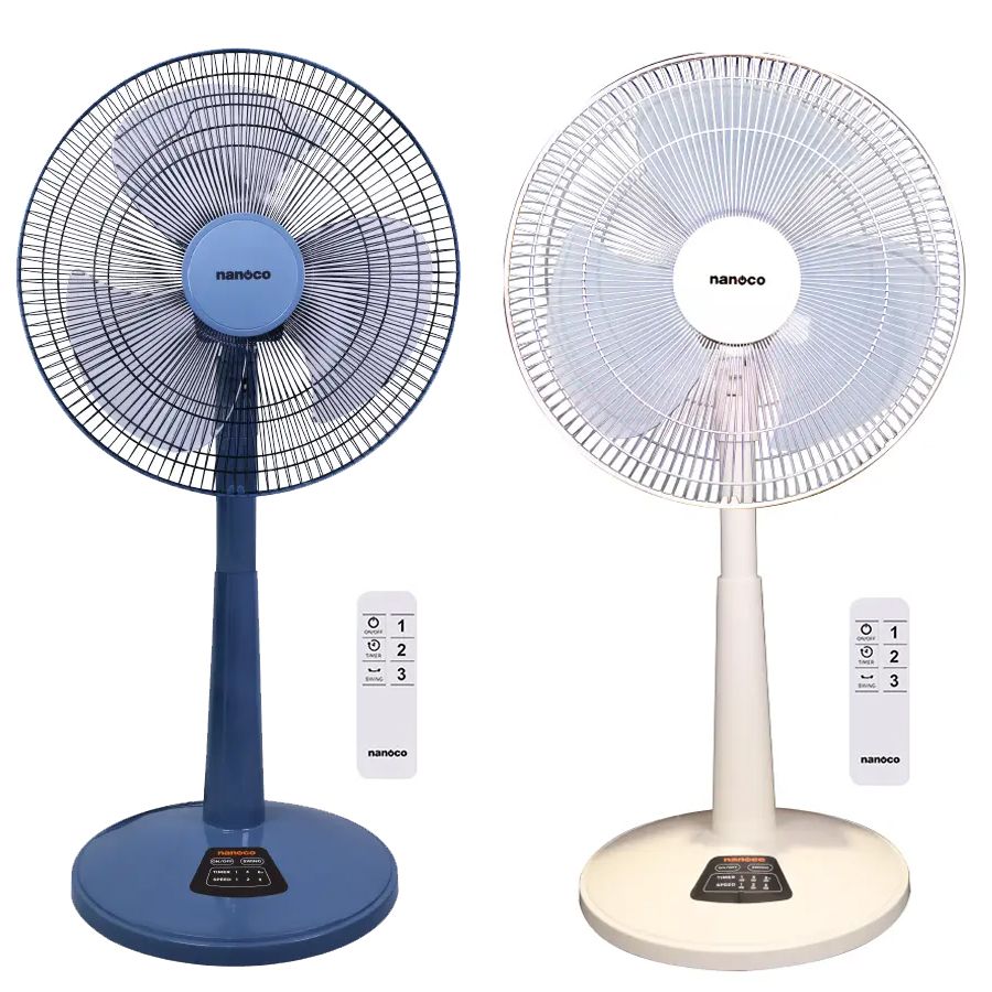 Quạt lửng Nanoco 3 cánh NLF1624RC-BE 47W có điều khiển từ xa
