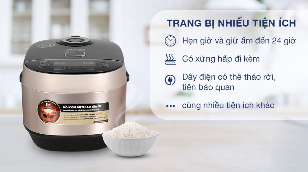 Nồi cơm điện tử cao tần Sunhouse Mama SHD8959 1.8 lít