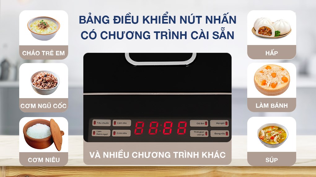 Nồi cơm điện tử cao tần Sunhouse Mama SHD8959 1.8 lít