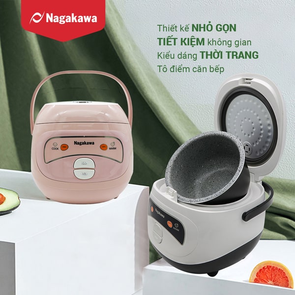 Nồi cơm điện Nagakawa NAG0134 1 lít