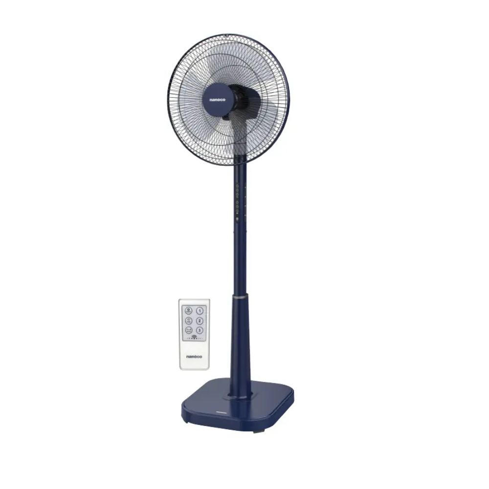 Quạt cây Nanoco NSF1641RC-DN/LG/GR có điều khiển, màu ghi, màu xanh, màu xám nhạt