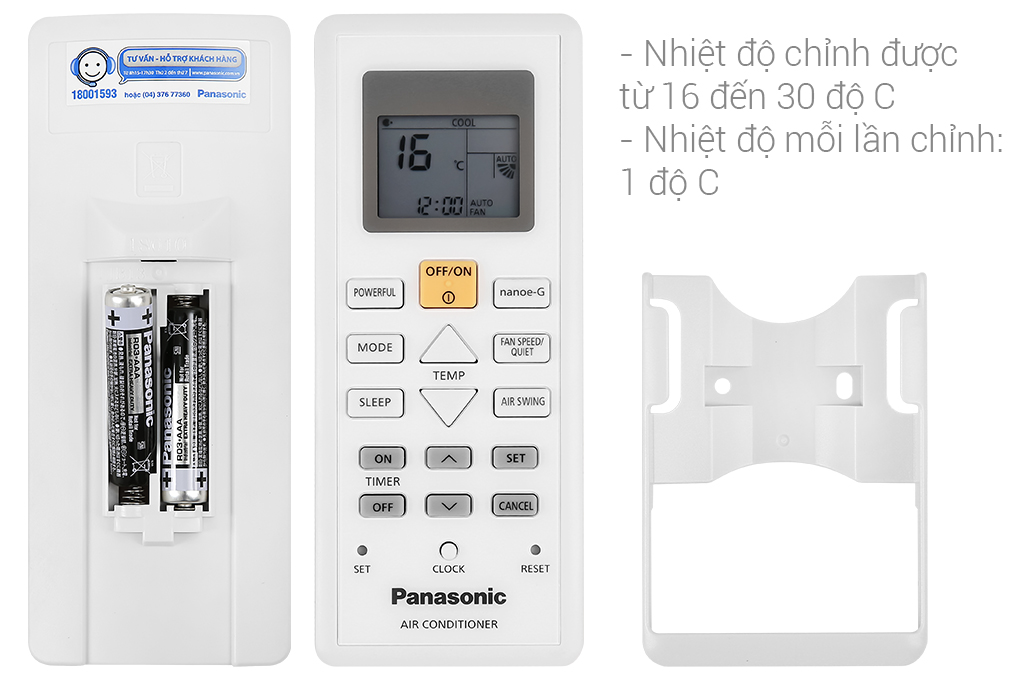 Điều hòa Panasonic 1 chiều 12.000Btu CS/CU-N12WKH-8