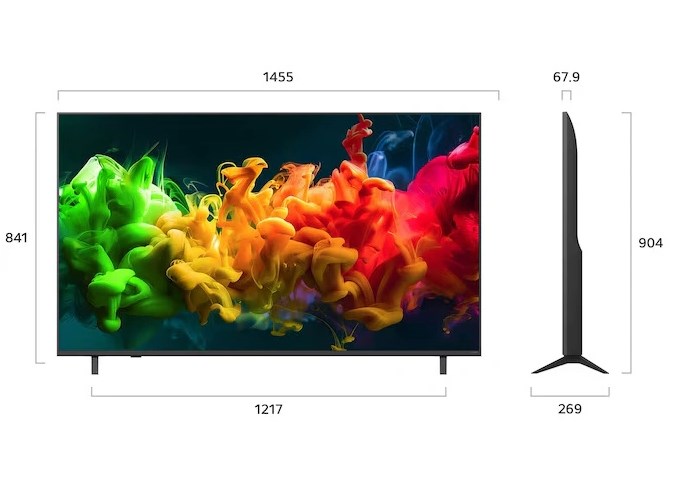 Tivi LG 65QNED80BSA QNED AI 4K 65 inch mới 2026