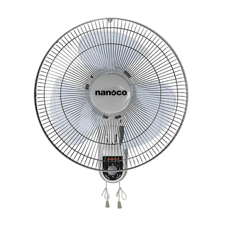Quạt treo tường Nanoco 3 cánh NWF1611G 47W màu xám