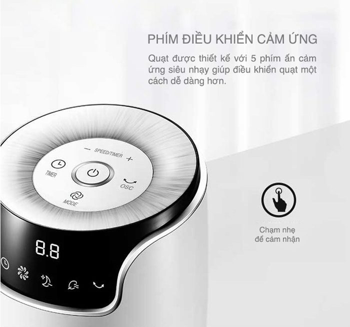 Quạt tháp Tiros TS9181 45W có điều khiển