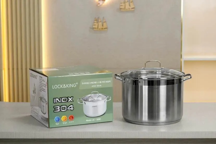 Nồi đơn INox  304 P32 Lock & King LK324