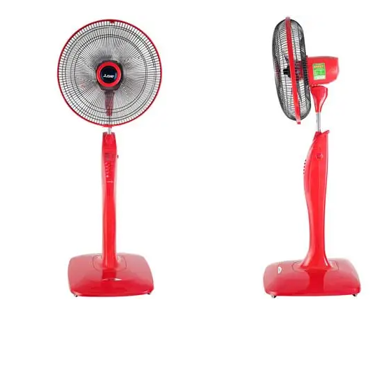 Quạt cây MITSUBISHI LV16-RB CY-RD 47W 3 cánh màu đỏ có điều khiển từ xa