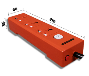 Ổ cắm Nanoco NES3320-5 dây 5 mét