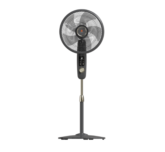 Quạt cây HAWONKOO FDH-66-BLDC-GR 5 cánh 42W BLDC Inverter, màu cà nâu có điều khiển