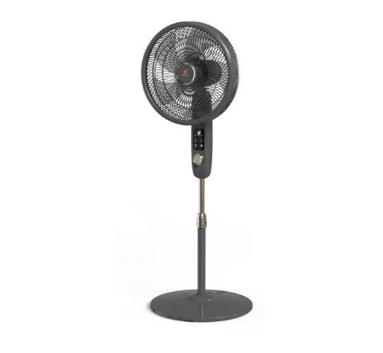 Quạt cây HAWONKOO FDH-66-BLDC-GR 5 cánh 42W BLDC Inverter, màu cà nâu có điều khiển