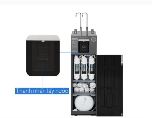 Máy lọc nước RO Hydrogen UltraX Sunhouse SHA76658SH 11 cấp lọc nóng nguội lạnh 2 vòi