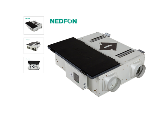 Quạt thông gió thu hồi nhiệt Nedfon QFA-D250R-F-Y 250m3/h