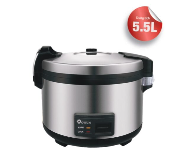 Nồi cơm điện Sowun SW6955 6 lít nắp liền
