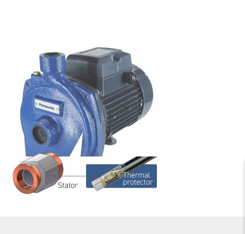 Máy bơm đẩy cao Panasonic GP-20HCN1SVN công nghệ ly tâm 1480w, hút 9m, đẩy 46m