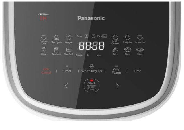 Nồi cơm điện cao tần Panasonic SR-HNS151WRA 1.5 lít lòng nồi thép không rỉ
