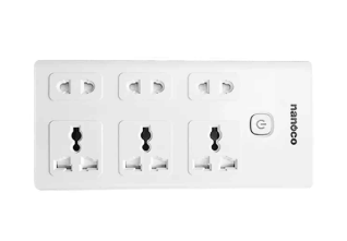 Ổ cắm Nanoco NES3332-5 dây 5 mét