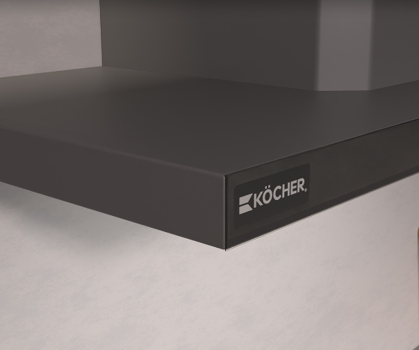 Máy hút mùi Kocher LUVIA ELITE chữ T 70cm công suất 1150m3/1h màu đen xám
