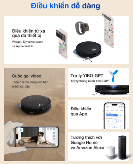 Robot hút bụi lau nhà Ecovacs Deebot T50 Pro Omni Gen 2