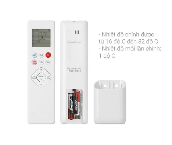 Điều hòa Casper 1 chiều 12000BTU inverter QC-12IU36A