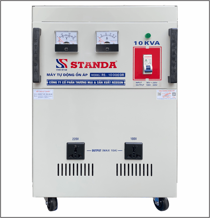 Ổn áp Standa DRI-10000 10KAV dải 90-250V