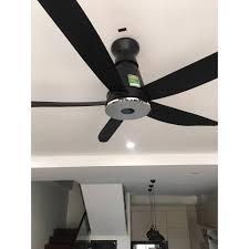 Quạt trần Panasonic 5 cánh F-60XDN 37W động cơ DC màu đen