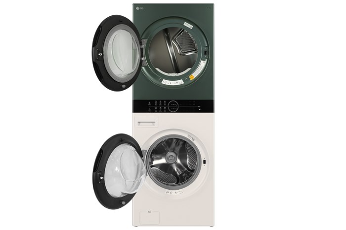 Tháp giặt sấy LG WT2517NHEG Inverter giặt 25 kg - sấy 17 kg