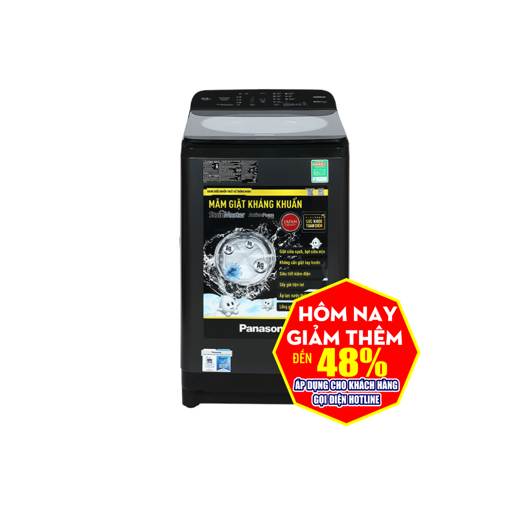 Máy giặt Panasonic NA-F85A9BRV 8.5 Kg cửa trên