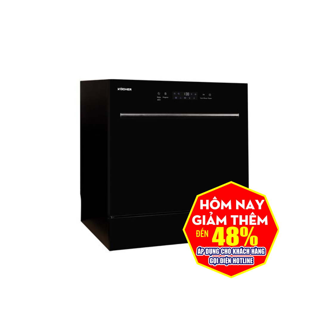 Máy rửa bát Kocher KDEU-8839 8 bộ độc lập, nhập Malaysia
