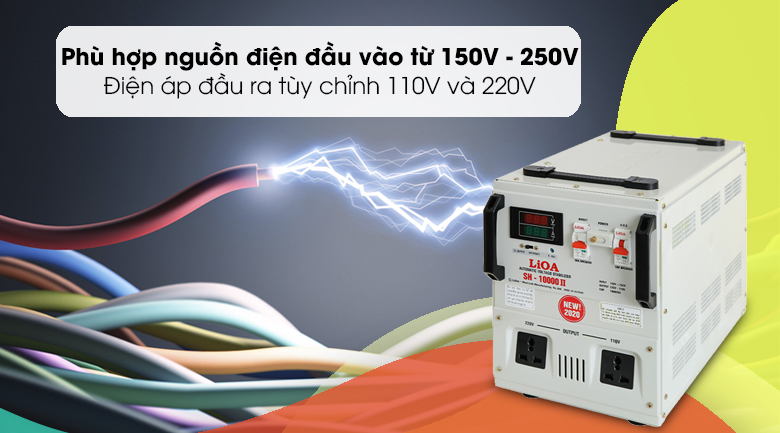 Ổn áp LiOA 1 pha 10kVA LiOA SH-10000II