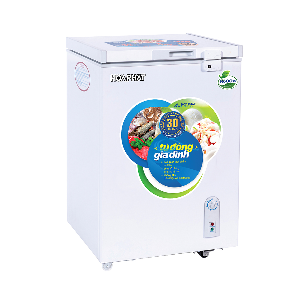Tủ đông Hòa phát HCF-106S1D 107 lít 1 chế độ