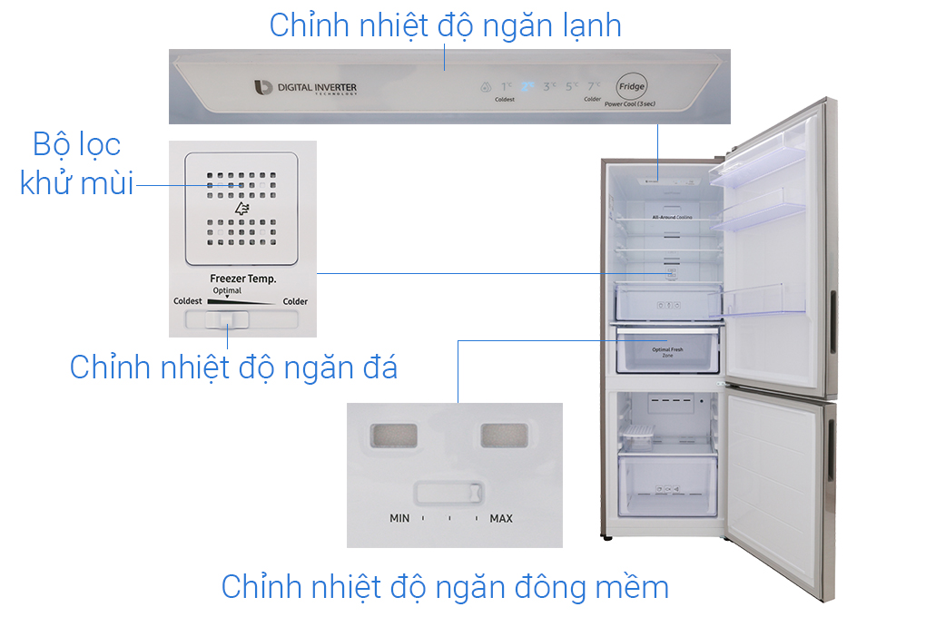 Tủ lạnh Samsung RB30N4010S8/SV Inverter 310 lít