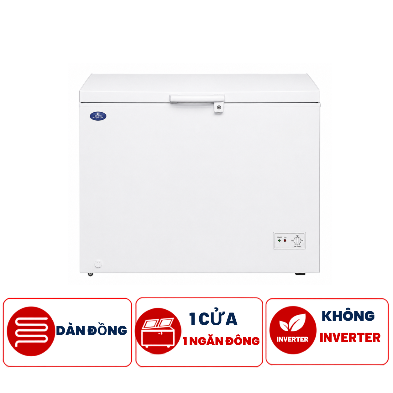 Tủ đông Sanden SNH-0155 150 lít