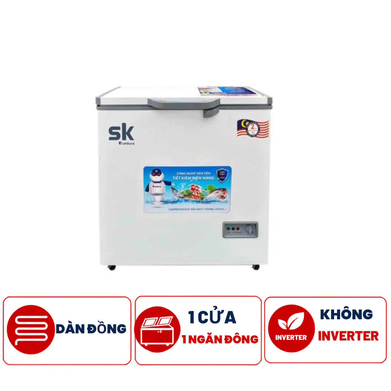Tủ đông Sumikura SKF-220S 220 lít